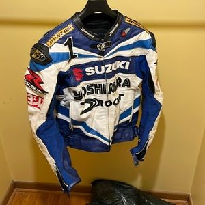 Joe Rocket Suzuki Racing Motorcycle Leather Jacket